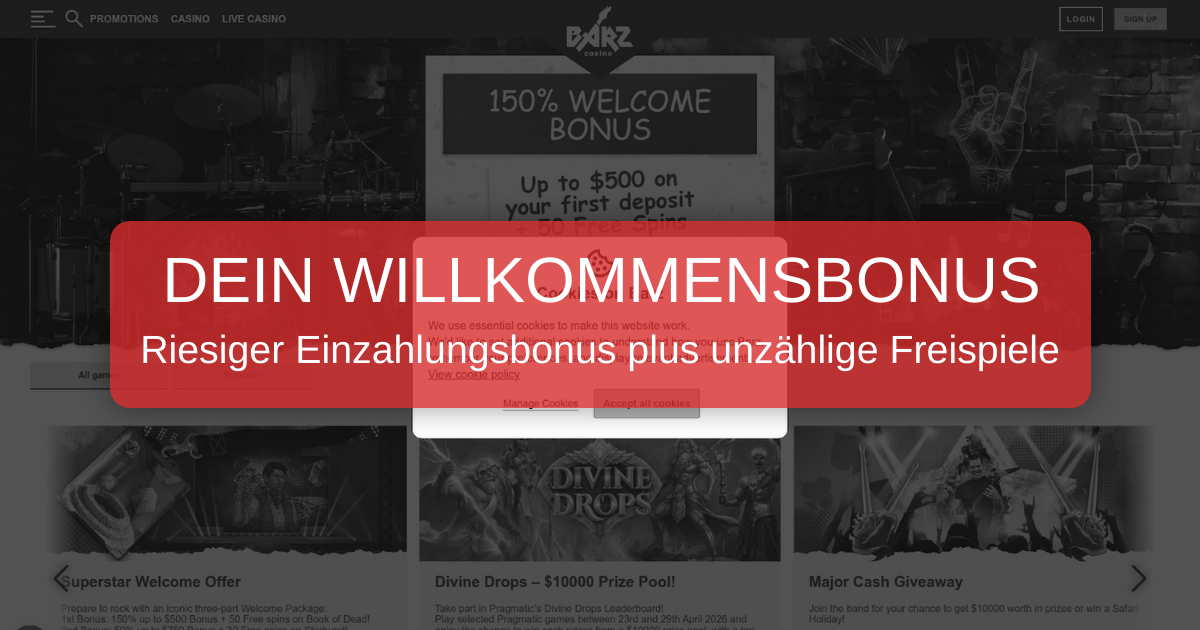 Barz Casino Deutschland - Jetzt Online Spielen